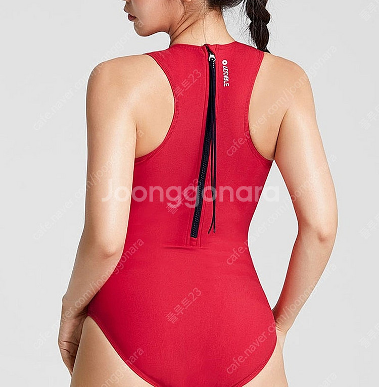 에디블 워터폴로 수영복 레드 여성용 실내수영복 s (시...--2