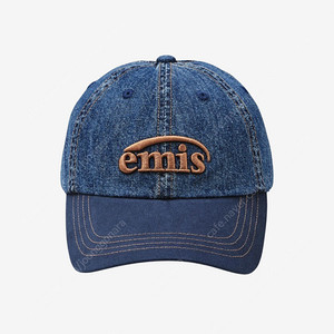 Emis 이미스 워시드 데님 볼캡 블루 네이비 모자 정품 (미개봉 새상품) 판매 양도 Washed Denim Ball Cap Blue Navy