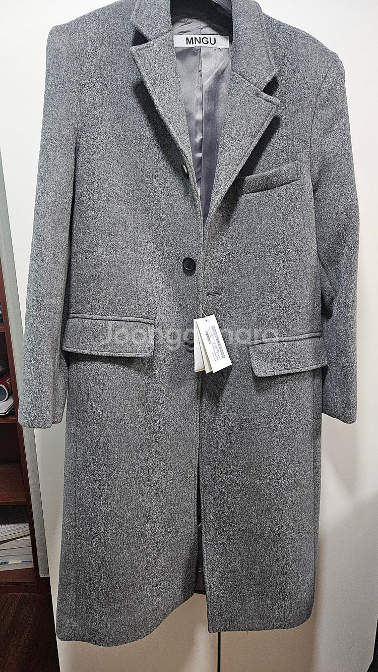 MNGU 밍구 22fw 체스터필드 코트 그레이 S사이즈--2