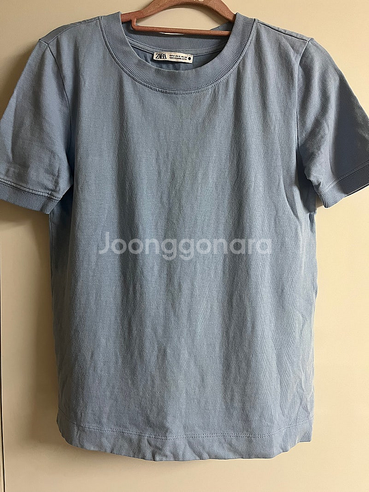 zara 자라 스카이블루 티셔츠 s--0
