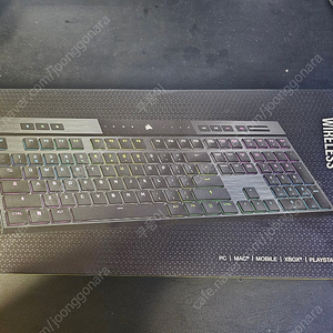 corsair k100 air wireless 2023년 3월 구매했고, AS로 받은 새제품(미개봉) 판매합니다