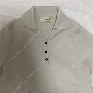 Lo61 rive polo knit 폴로 니트 라이트그레이