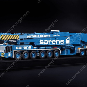 1/50 gottwald amk680-3 sarens 크레인모형 1200톤 중장비모형