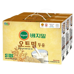 베지밀 오트밀 두유 190ml x 24개x 3박스