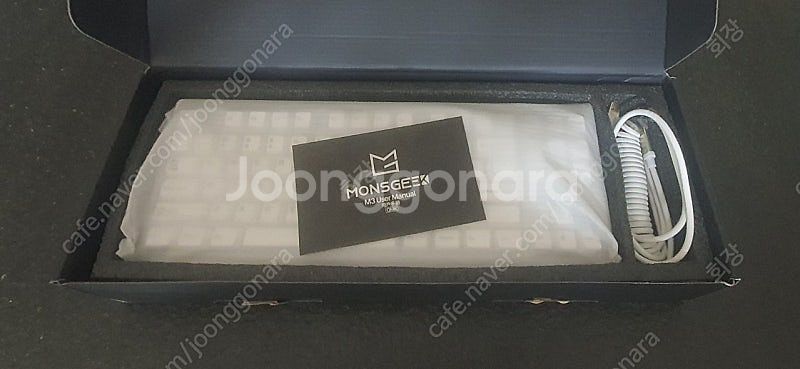 몬스긱 M3 글로벌버젼 QMK , 바다소금 스위치 (커...--2