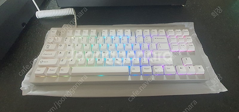 몬스긱 M3 글로벌버젼 QMK , 바다소금 스위치 (커...--0
