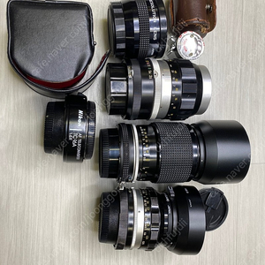 필카렌즈 nikkor 43-86mm,135mm,24mm,tc-16a,carl zeiss jena 29mm