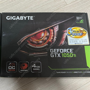 Gigabyte 지포스 GTX 1050Ti OC 4G