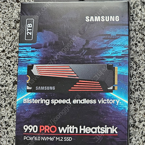 삼성 990 PRO 히트싱크 M.2 NVMe (2TB MZ-V9P2T0CW)