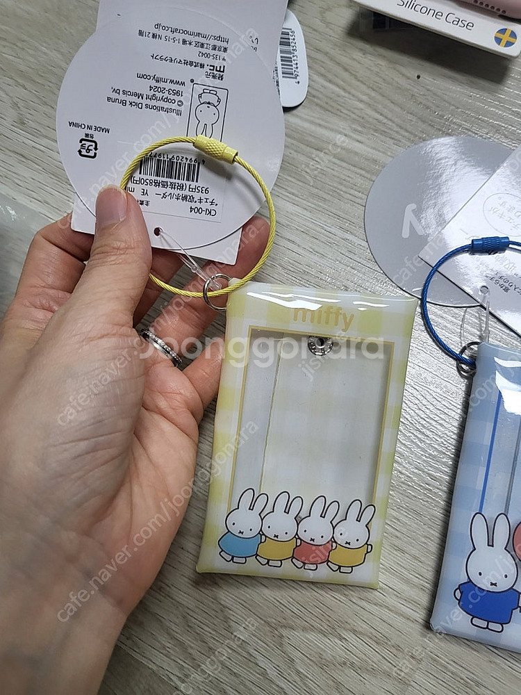 미피 투명 파우치 가챠 파우치 2종 일괄--1