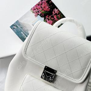 마이아이코 24년 신상 Myeyeko Exclusive Line - AUDREY Backpack (White & Silver) 풀박구성!!