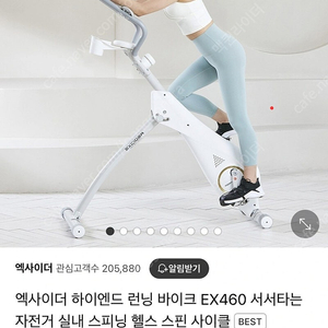 엑사이더 하이엔드 런닝 바이크EX460