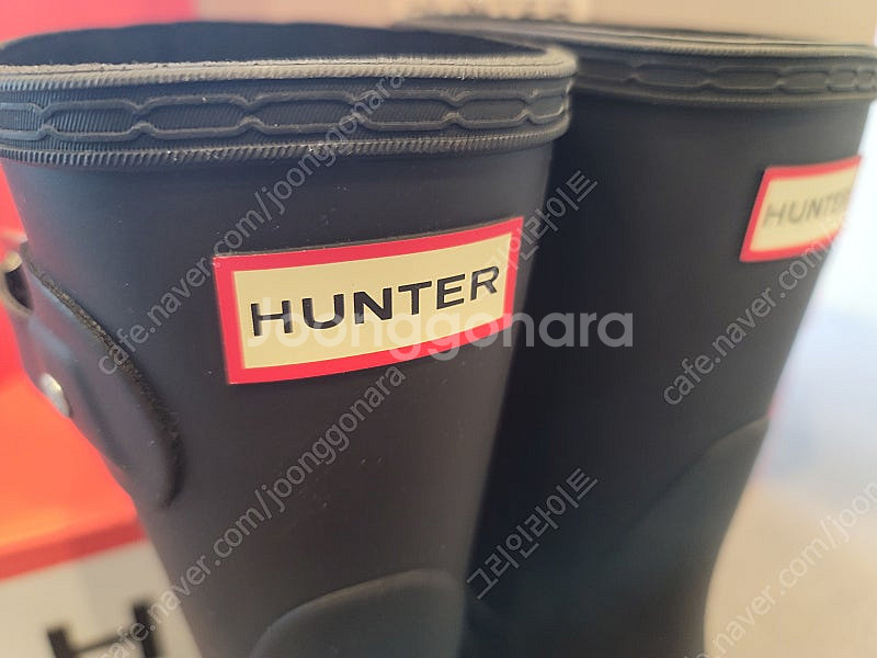 HUNTER 헌터 여성 레인부츠 오리지널 숏 새상품--6