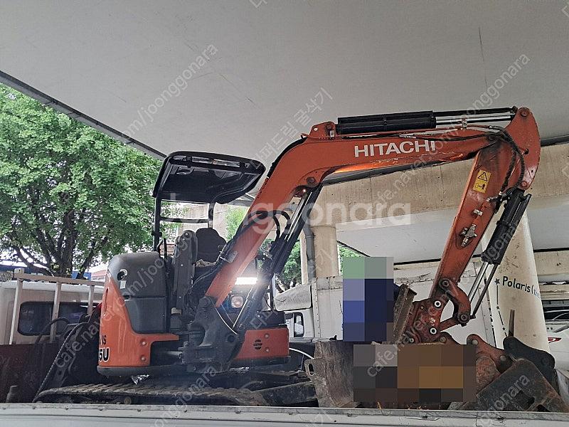 중고미니포크레인 히타치 ZX35 신차급 2023년 60...--0