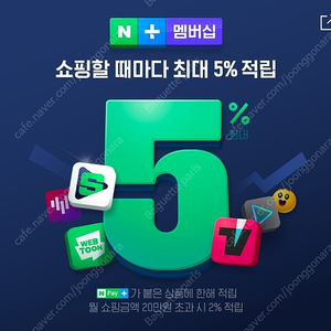 네이버플러스 멤버쉽 패밀리 1년 구성원 팟 모집 (1인가능)