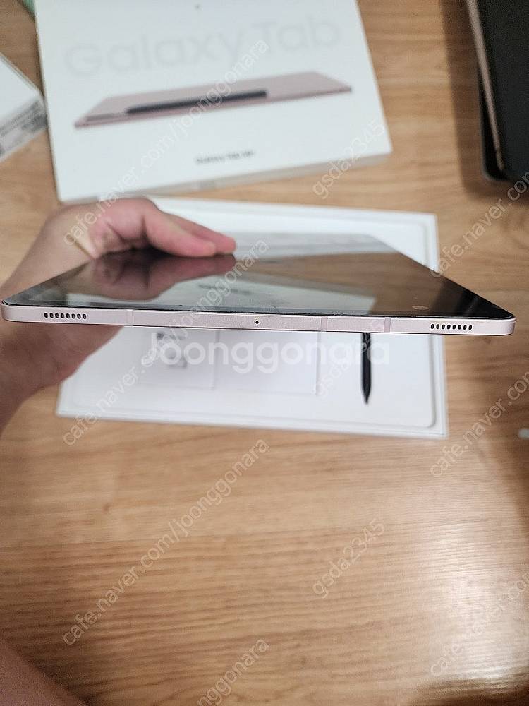 갤럭시탭 s8플러스 256기가 와이파이 핑크골드 ss급...--5