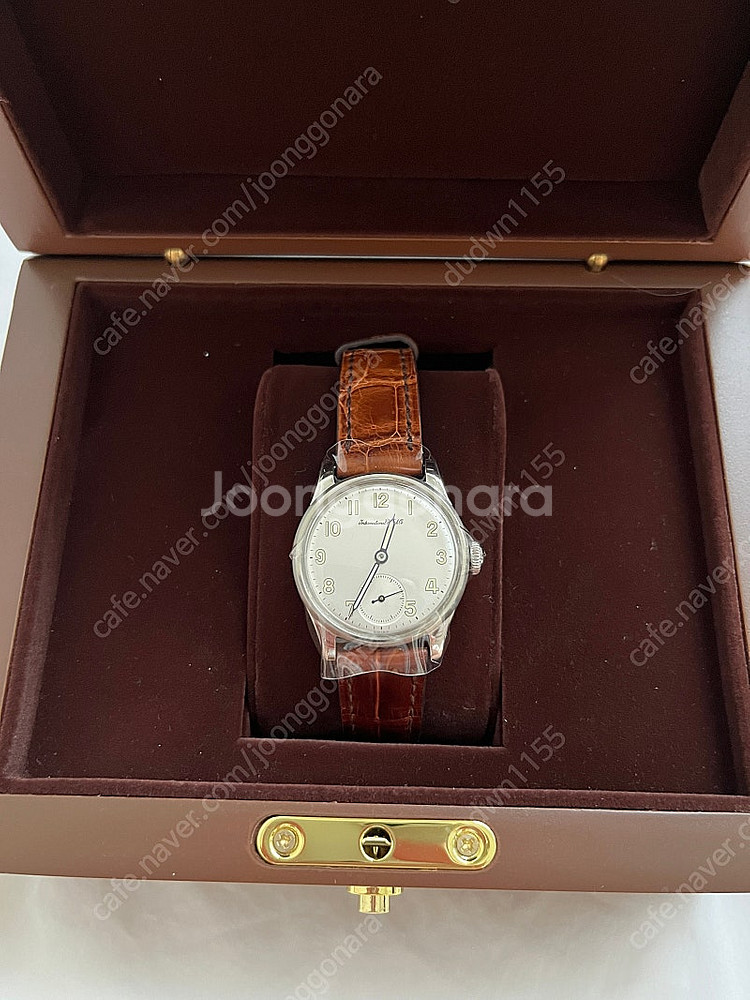 IWC 빈티지 명품 시계 브라운 가죽스트랩(빈티지아이콜...--0