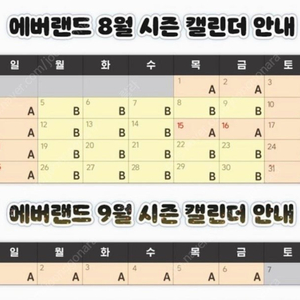 에버랜드 b구간(주중) 자유이용권 대인 3매