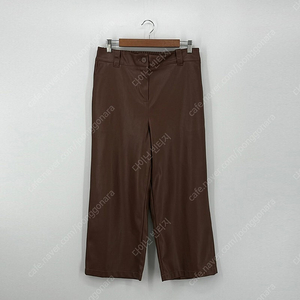 레더 와이드 팬츠 가죽 바지 (77 size / BROWN)