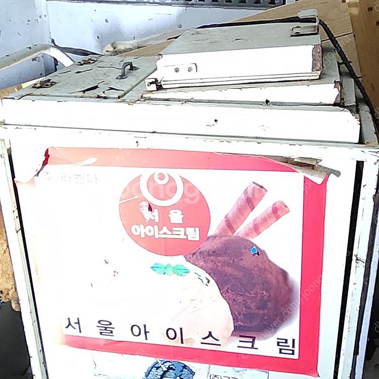 아이스크림마차 수레 +보조통하나더 부착가능--0