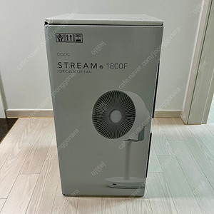 (새제품) 카도 써큘레이터 stream 1800F 쿨그레이 에어 서큘레이터 선풍기