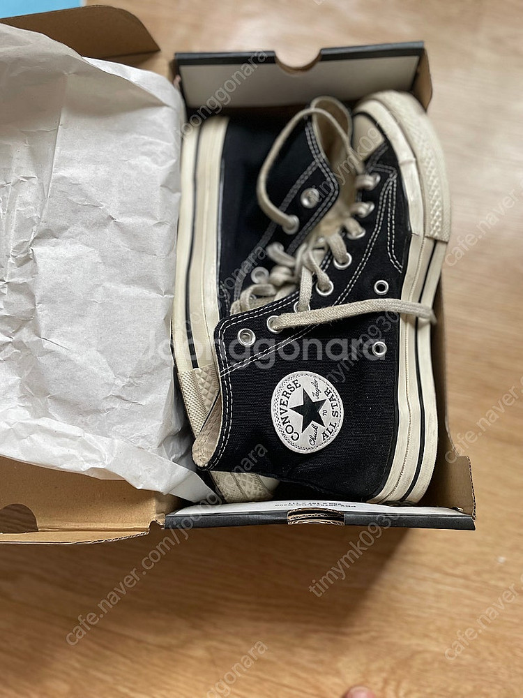 컨버스 척테일러 올스타 하이 블랙 (255)--0