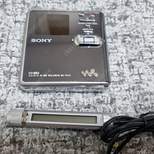 SONY 워크맨 HI-MD MZ RH10 GREY 색상 정상작동품 판매합니다.