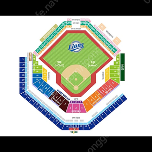 7/28일 삼성 vs kt 1루익사이팅석 3연석 정가판매합니다