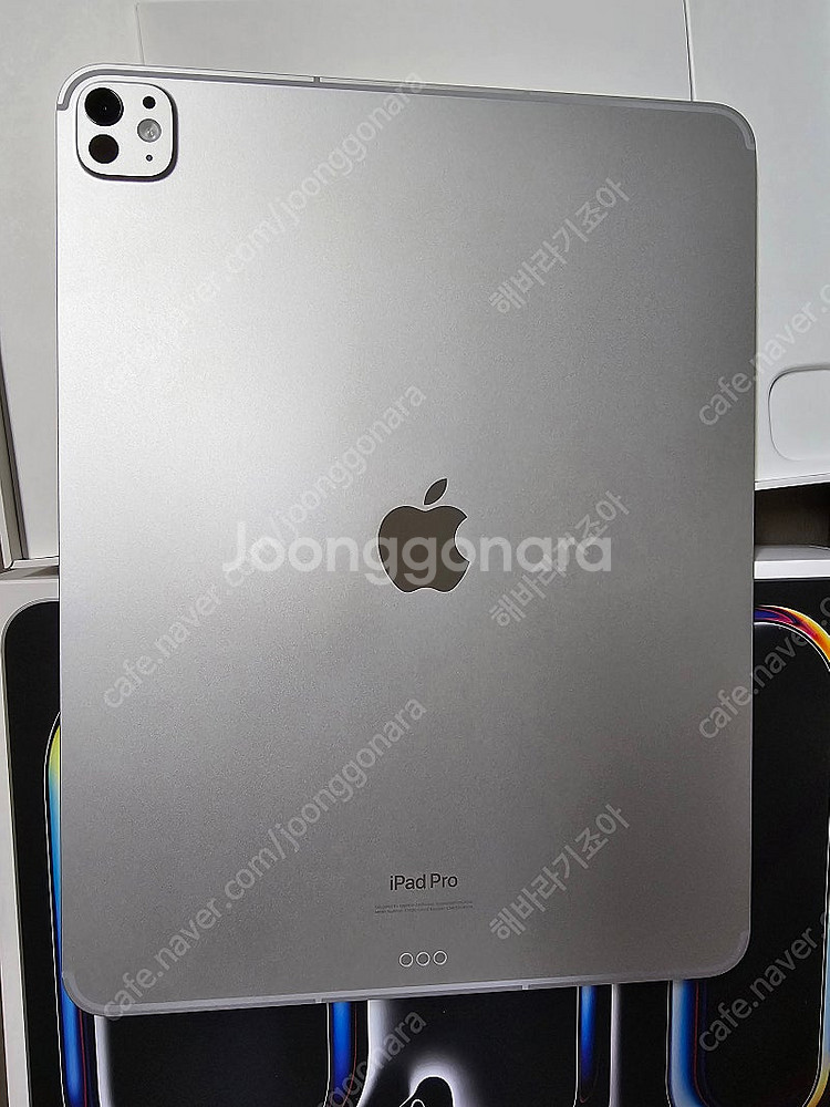 아이패드 프로 m4 13인치 256기가 실버 셀룰러--0