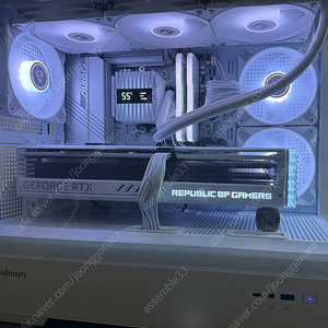 [개인]7800x3D 4080super올화이트 PC