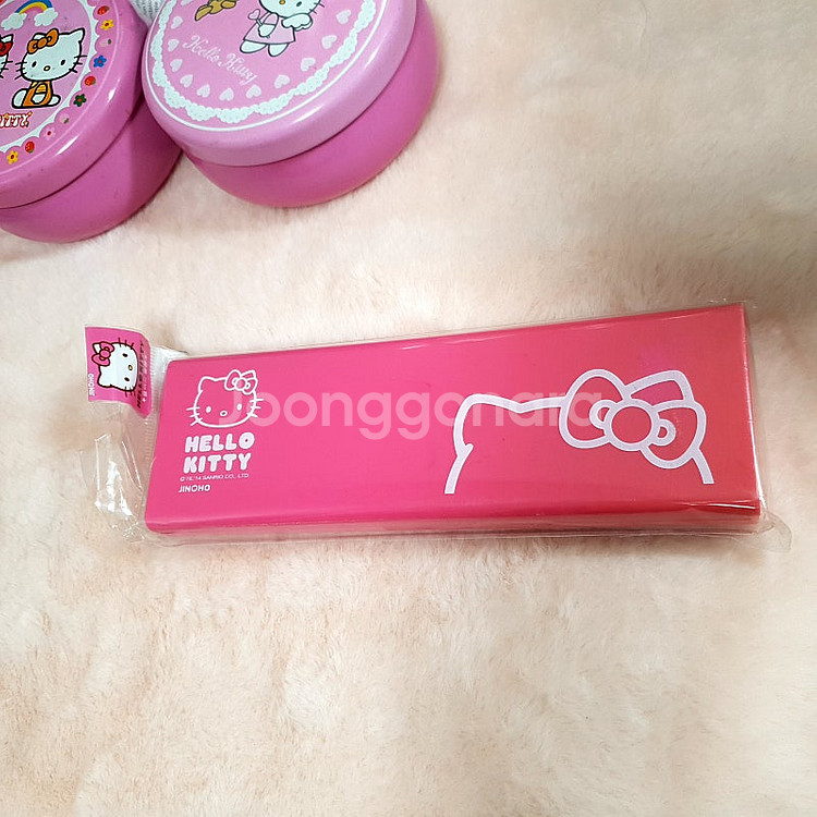 미개봉) 고전 산리오 헬로키티 솔리드 필통 빈티지 키티--0