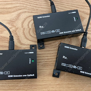 HDMI extender 5e cat6 익스텐더 3개 구매가능