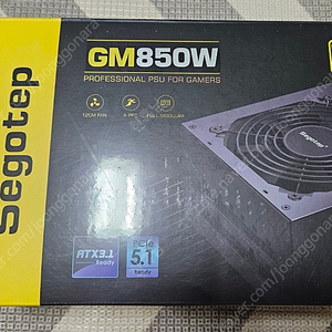 세고탭 Segotep 850W 80PLUS 골드 풀모듈러 ATX3.1 블랙/화이트 미개봉 무상 10년