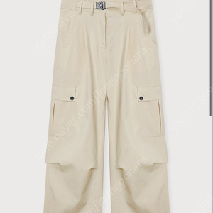 에토스 UTILITY BUCKLE PANTS(CREAM)