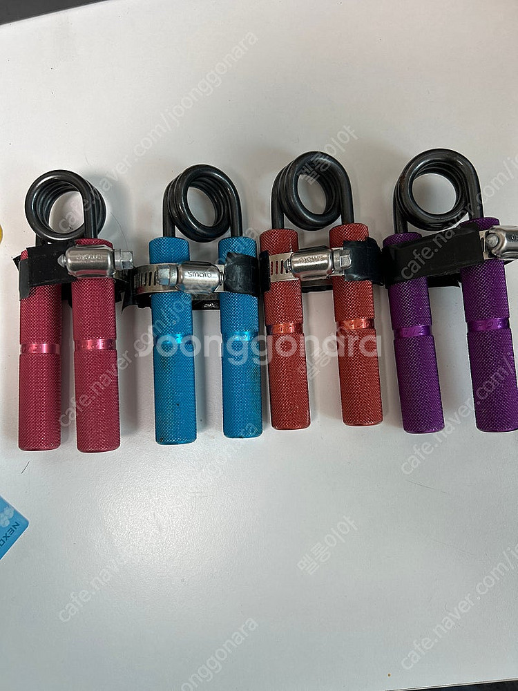 레인보우 악력기 팝니다(체리 블루 오렌지 퍼플)--0