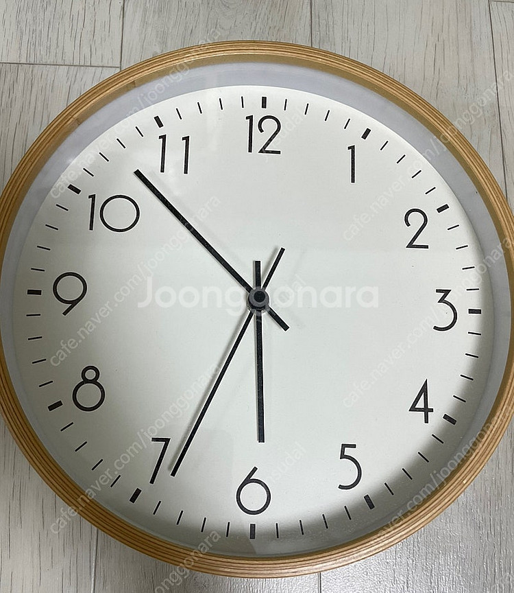 무소음 우드 벽시계--0