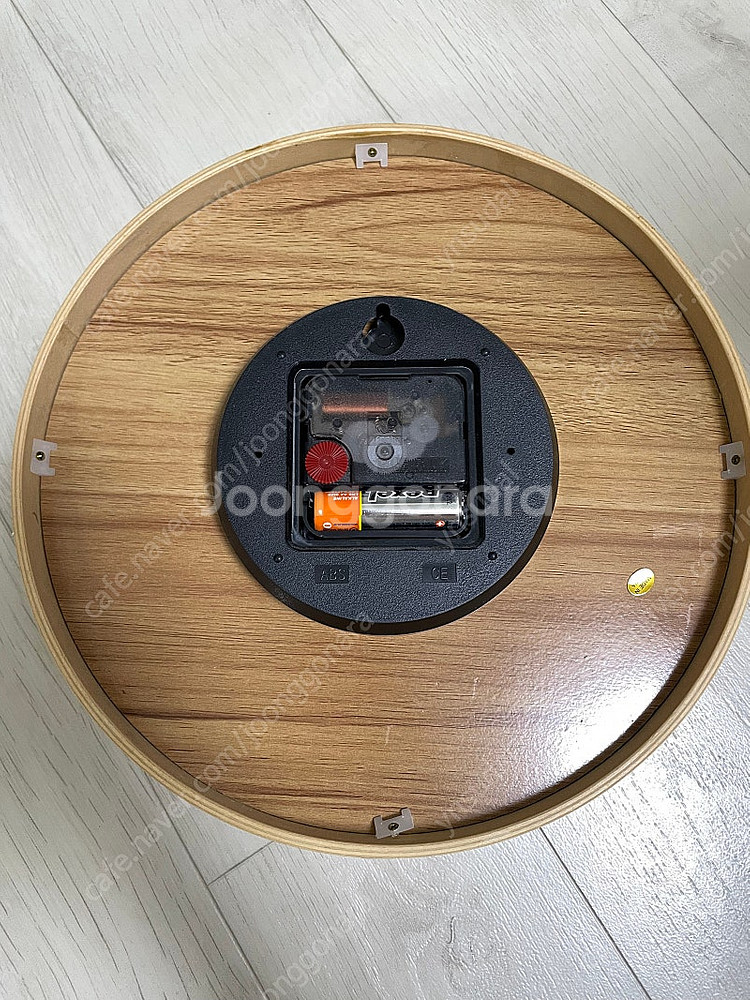 무소음 우드 벽시계--2