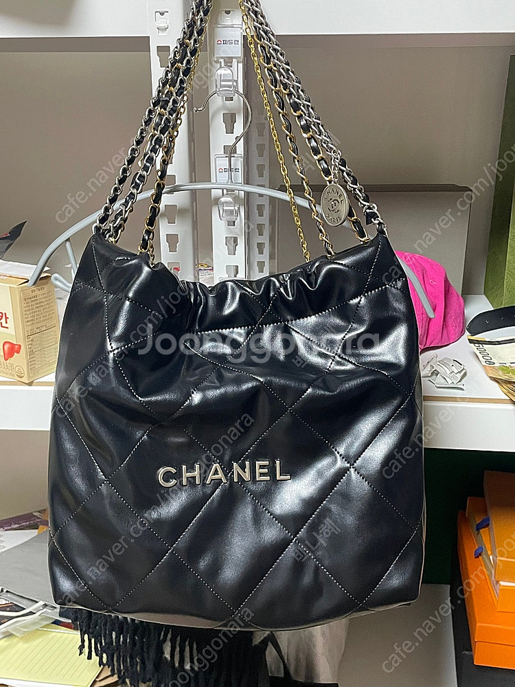 샤넬 22백 블랙 스몰(핑크 팔림 문의 그만주세요--1