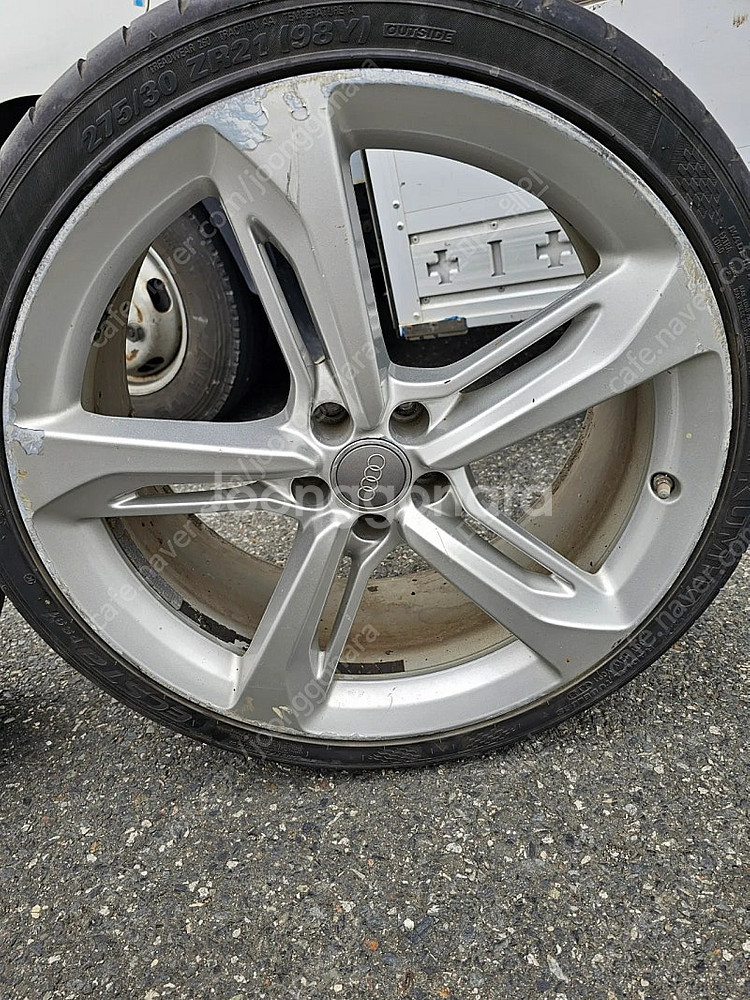 (정품 전국최저가) RS7 정품 21인치 휠 타이어 팝니다--3