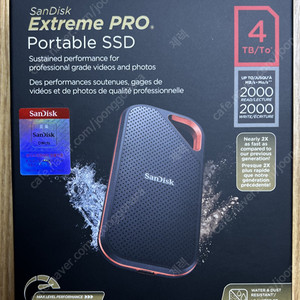 샌디스크(Sandisk) 익스트림 프로 포터블 SSD 4T