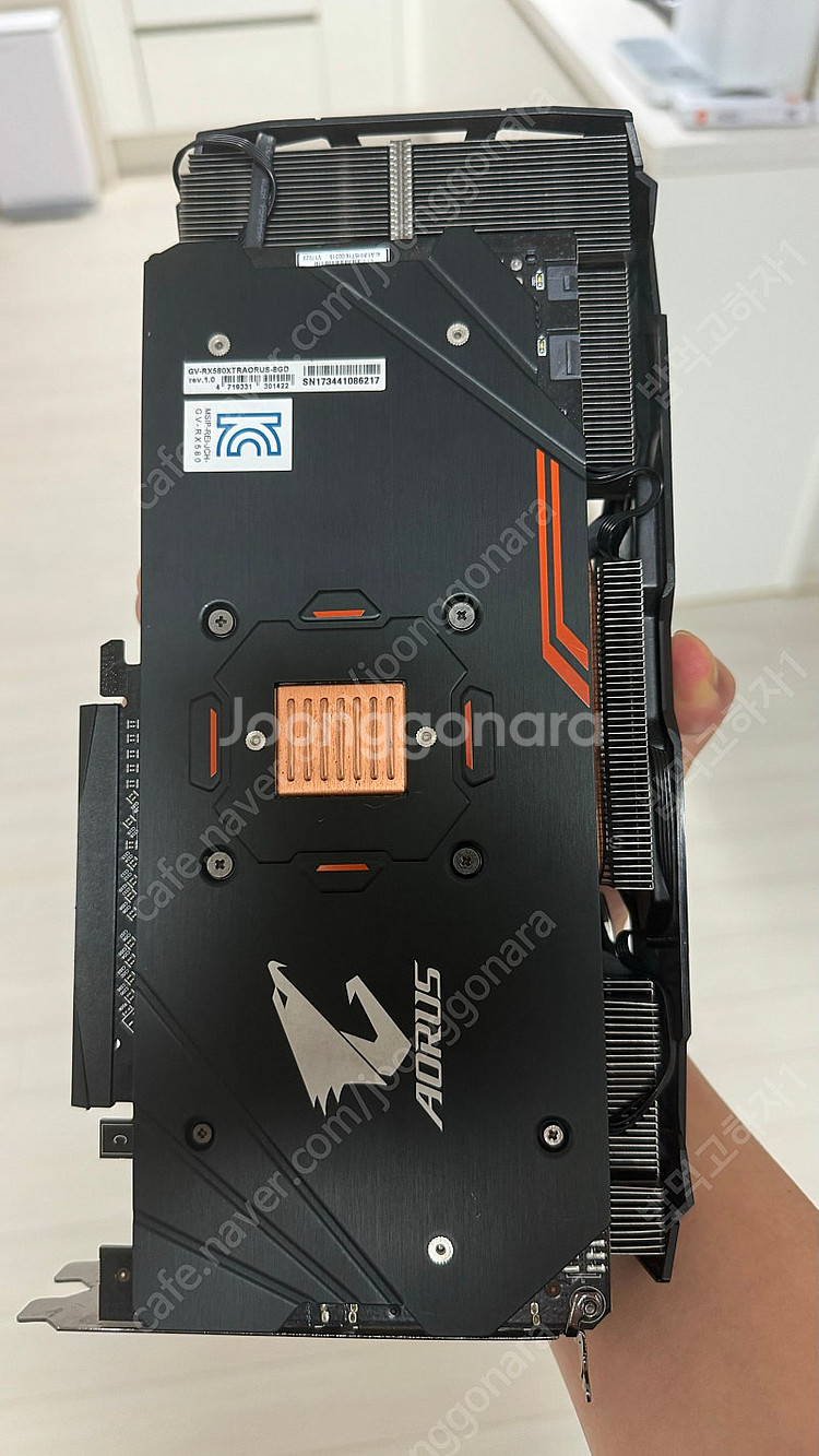 rx580 8g aorus 최상급 어로스--2