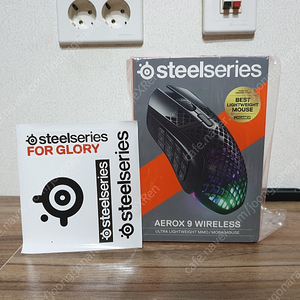 [안전거래] 스틸시리즈 Aerox9 Wireless 에어록스9 무선마우스 정품 미개봉 새제품