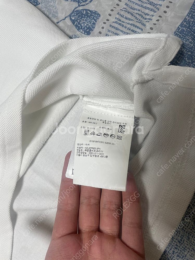 새상품 몽클레어 반팔 카라티 XL사이즈--2