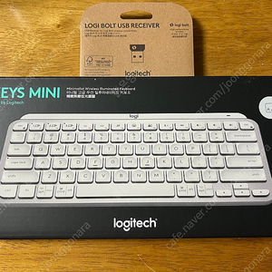 MX KEYS MINI 페일그레이+로지볼트 판매합니다. (미개봉)