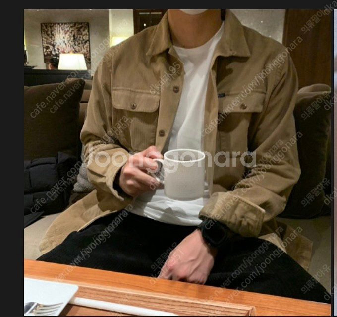 폴로 랄프로렌 코듀로이 셔츠 자켓 탄 L 새제품--2