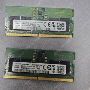 삼성 DDR5 8GB 노트북 램 팝니다