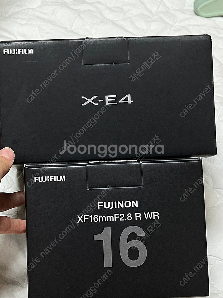 후지필름 e4 블랙+16mmf2.8 미개봉 새제품--0
