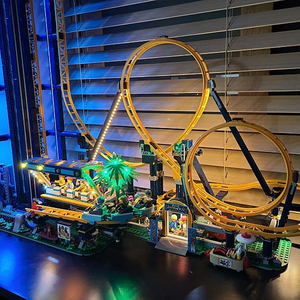레고 루프코스터 10303 + Led 설치 완성품 팝니다.