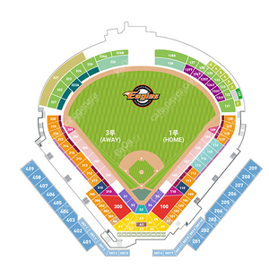 8/2 금요일 이글스파크 한화이글스 vs 기아타이거즈 3루 1층 내야지정석 2연석