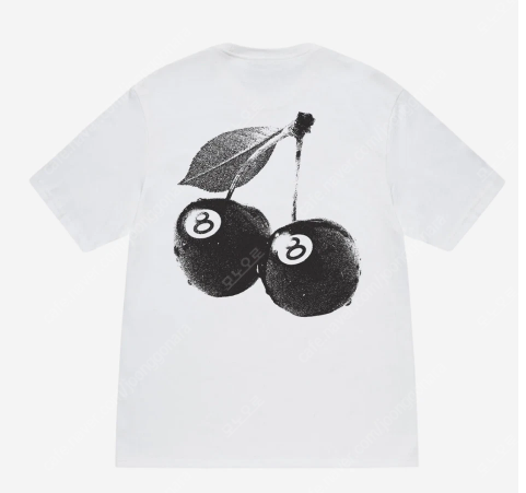 스투시 체리티 화이트 Stussy Cherries T-Shirt White(1905066) L사이즈